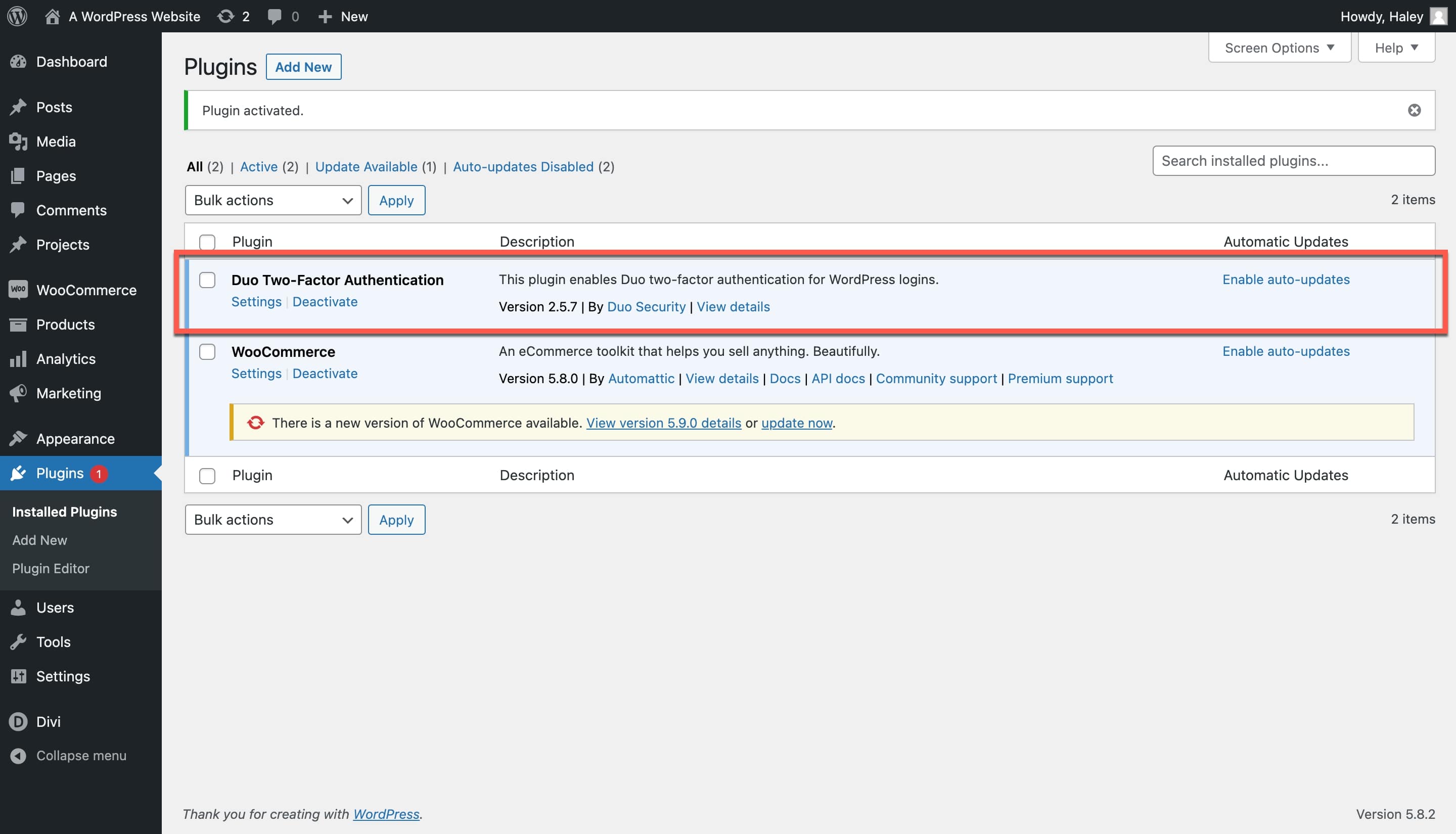 Puede hacer clic en Configuración para configurar y sincronizar todo con la aplicación.